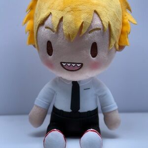 Charming Plush Toy with Yellow Hair
